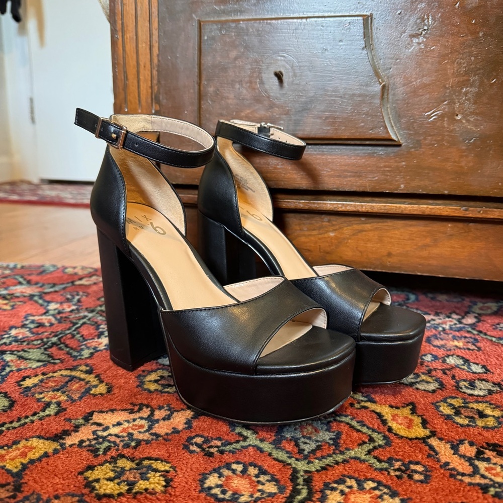 Chunky Platform Heels